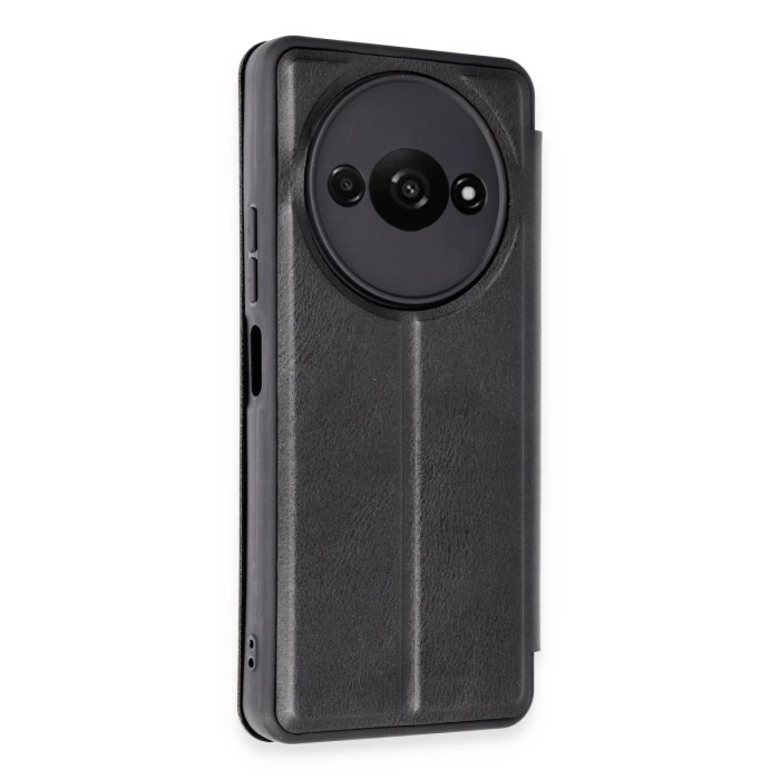 Newface Xiaomi Redmi A3 4G Kılıf Flip Cover - Siyah