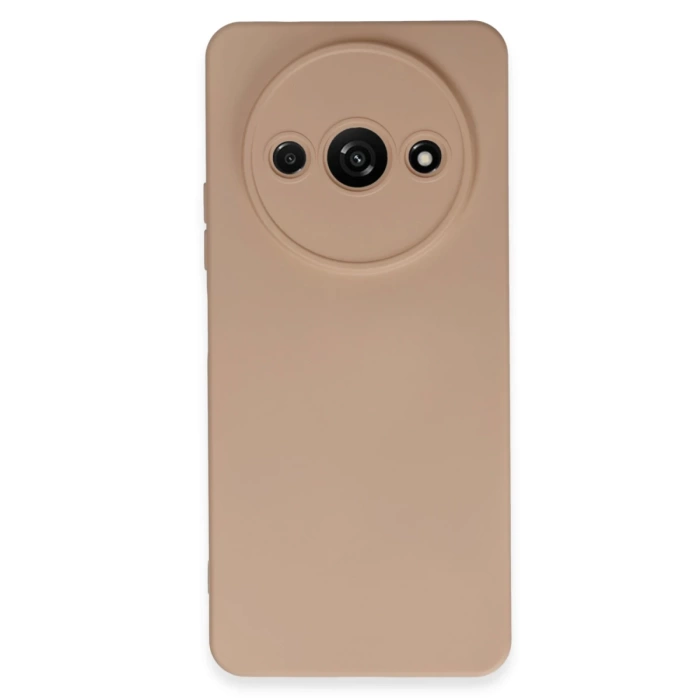 Newface Xiaomi Redmi A3 4G Kılıf Nano içi Kadife Silikon - Pudra