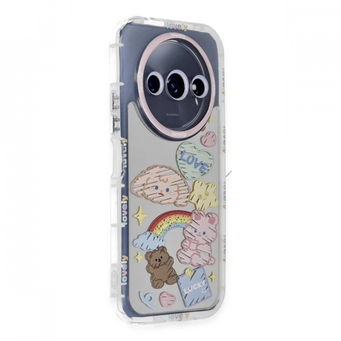Newface Xiaomi Redmi A3 4G Kılıf Reflexion Desenli Kapak