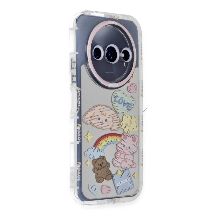 Newface Xiaomi Redmi A3 4G Kılıf Reflexion Desenli Kapak - Desen 4