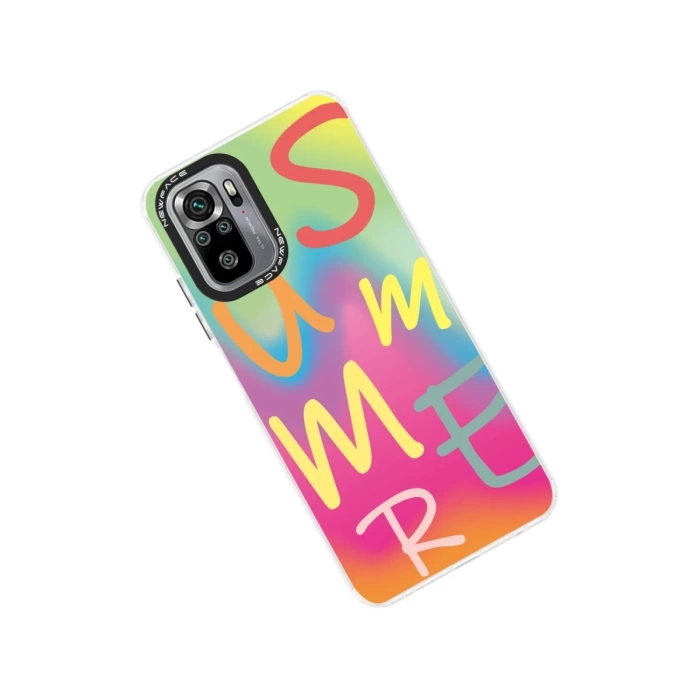 Newface Xiaomi Redmi Note 10 Kılıf Estoril Desenli Kapak