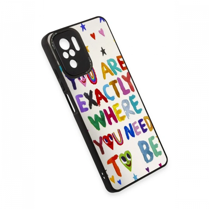 Newface Xiaomi Redmi Note 10 Kılıf Mirror Desenli Kapak