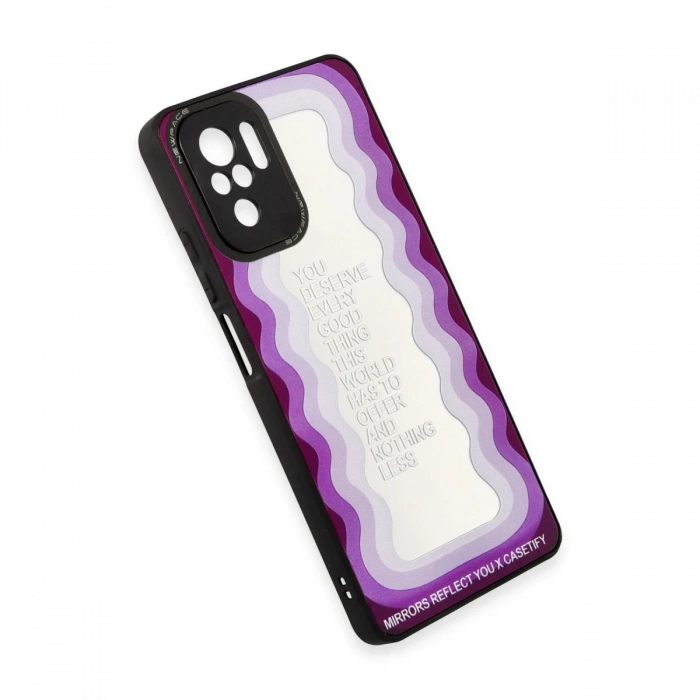 Newface Xiaomi Redmi Note 10 Kılıf Mirror Desenli Kapak