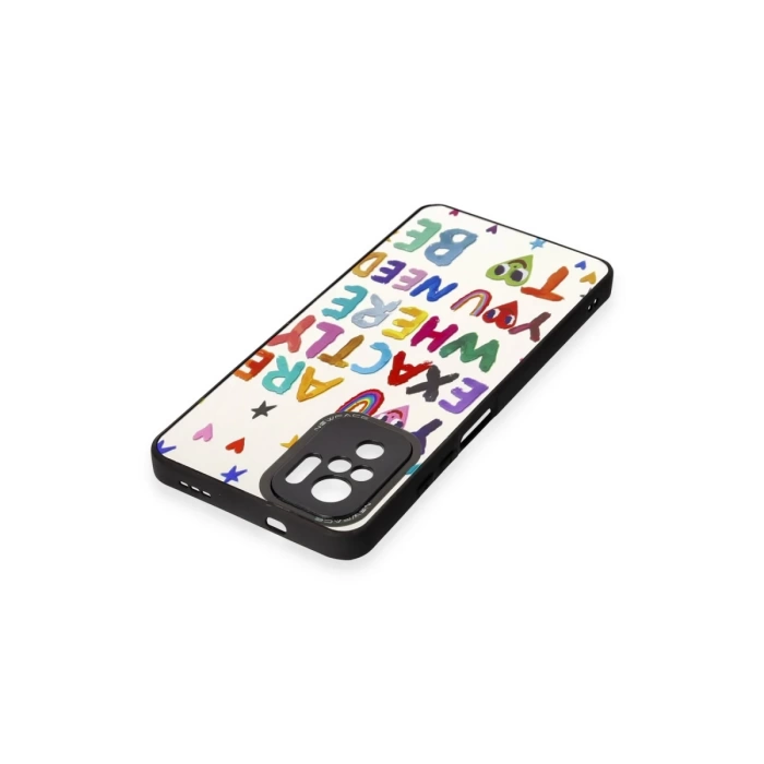 Newface Xiaomi Redmi Note 10 Kılıf Mirror Desenli Kapak