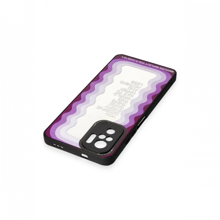 Newface Xiaomi Redmi Note 10 Kılıf Mirror Desenli Kapak