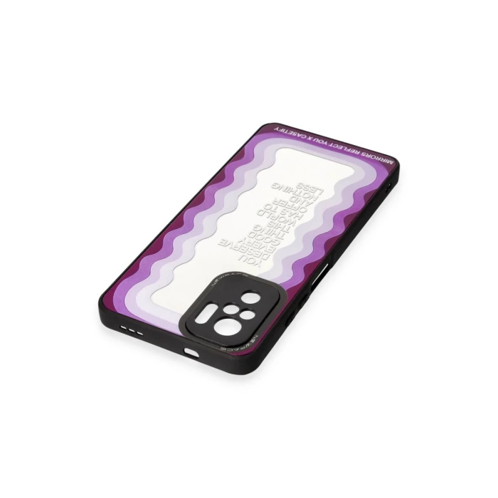 Newface Xiaomi Redmi Note 10 Kılıf Mirror Desenli Kapak