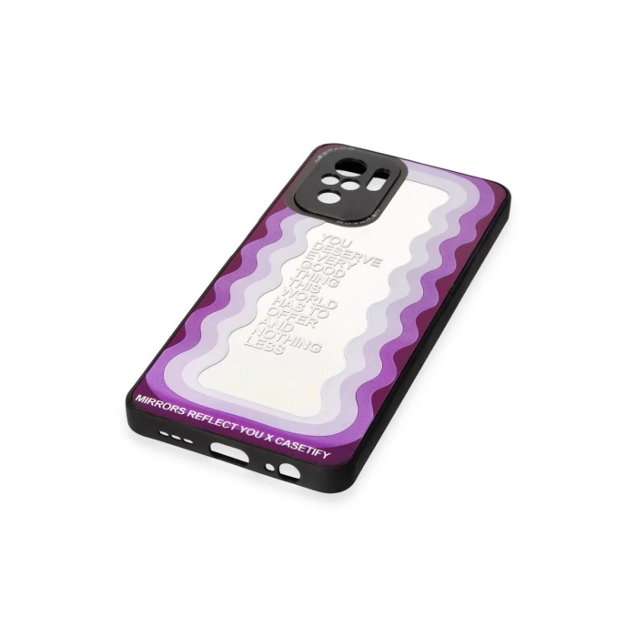 Newface Xiaomi Redmi Note 10 Kılıf Mirror Desenli Kapak