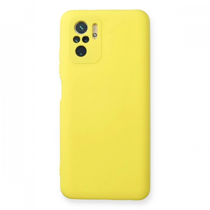 Newface Xiaomi Redmi Note 10 Kılıf Nano içi Kadife Silikon