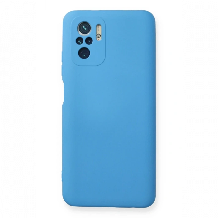 Newface Xiaomi Redmi Note 10 Kılıf Nano içi Kadife Silikon