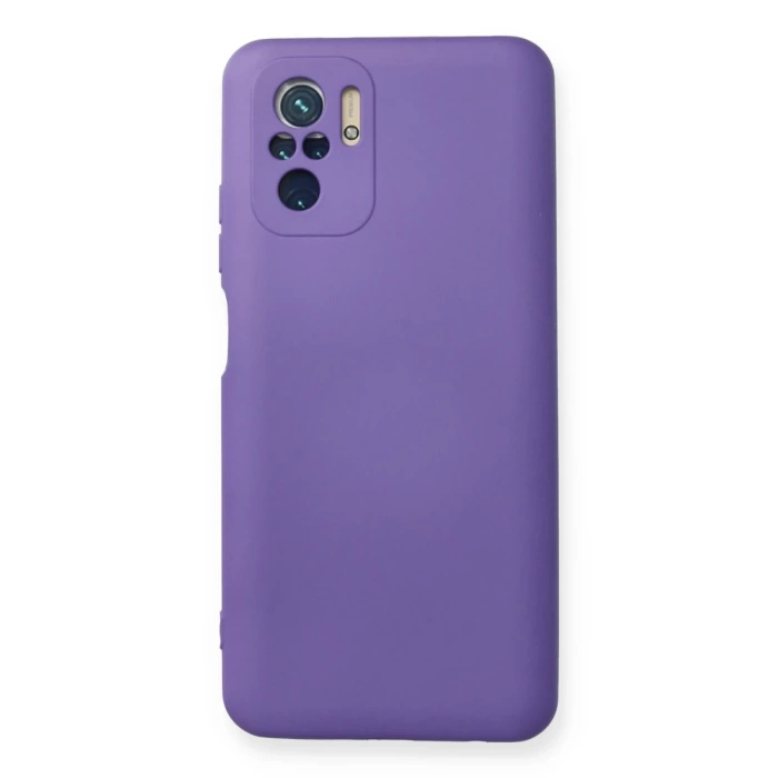 Newface Xiaomi Redmi Note 10 Kılıf Nano içi Kadife Silikon