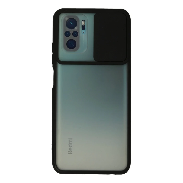 Newface Xiaomi Redmi Note 10 Kılıf Palm Buzlu Kamera Sürgülü Silikon