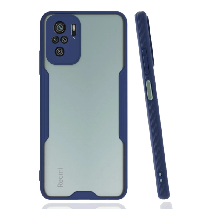 Newface Xiaomi Redmi Note 10 Kılıf Platin Silikon