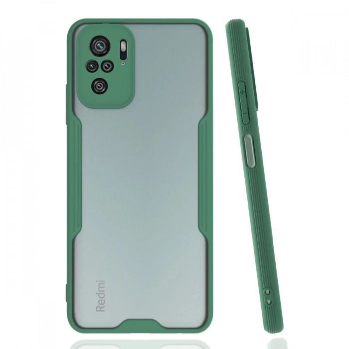 Newface Xiaomi Redmi Note 10 Kılıf Platin Silikon