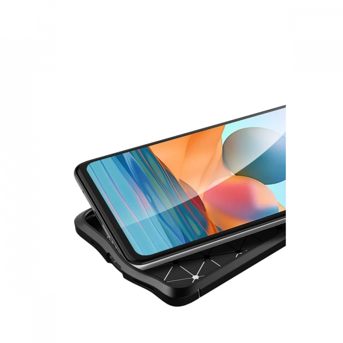 Newface Xiaomi Redmi Note 10 Pro Kılıf Auto Focus Kapak - Kırmızı
