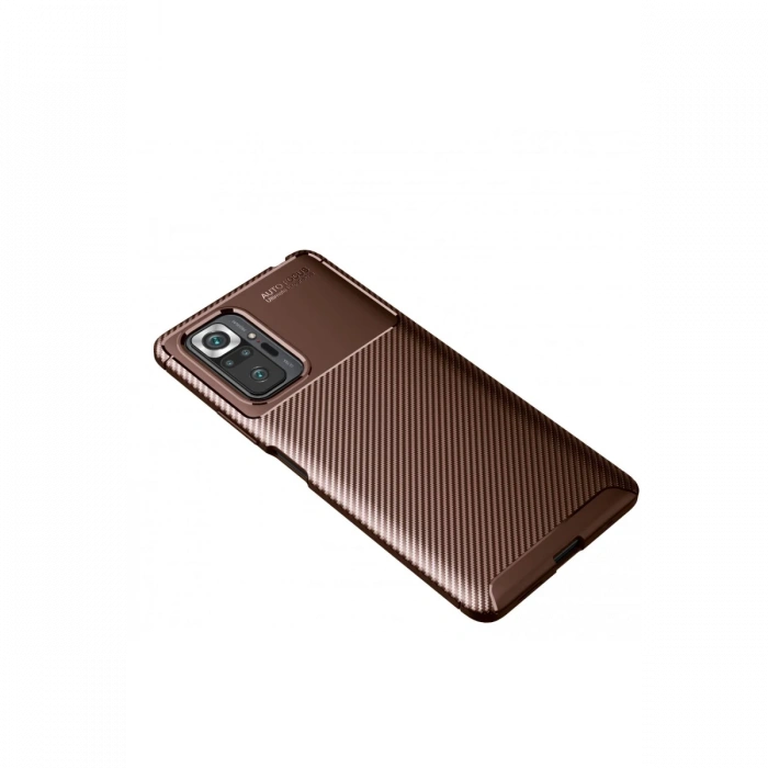 Newface Xiaomi Redmi Note 10 Pro Kılıf Auto Focus Karbon Kapak