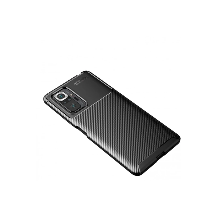 Newface Xiaomi Redmi Note 10 Pro Kılıf Auto Focus Karbon Kapak