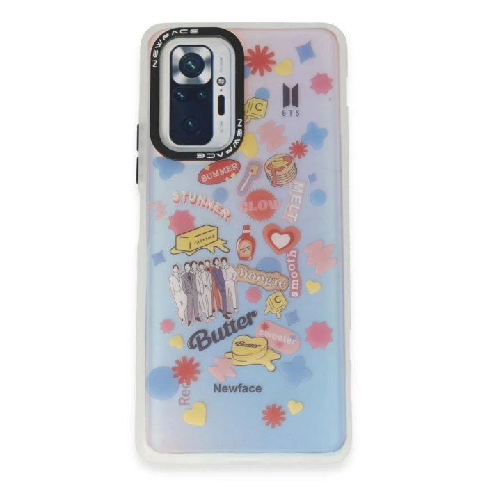 Newface Xiaomi Redmi Note 10 Pro Kılıf Estoril Desenli Kapak