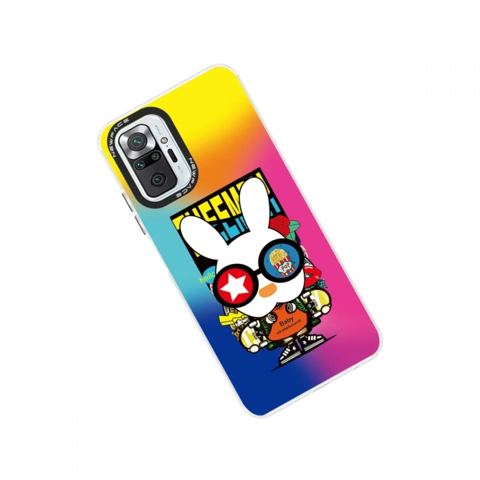 Newface Xiaomi Redmi Note 10 Pro Kılıf Estoril Desenli Kapak