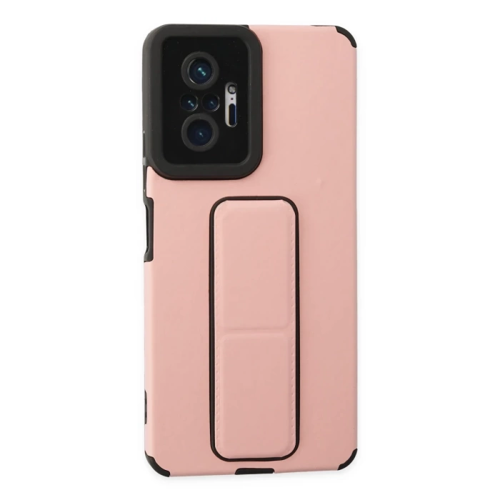 Newface Xiaomi Redmi Note 10 Pro Kılıf Mega Standlı Silikon