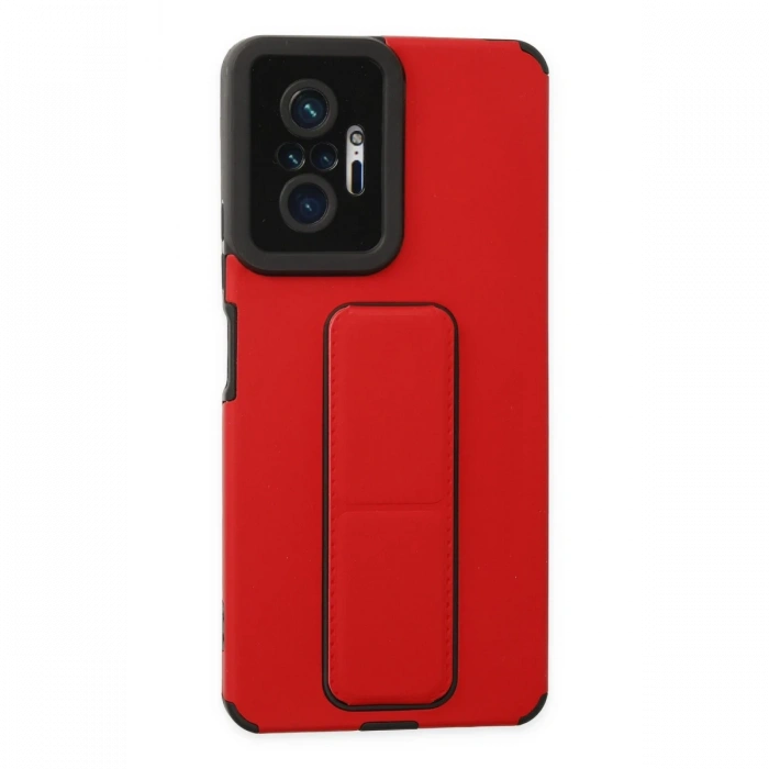 Newface Xiaomi Redmi Note 10 Pro Kılıf Mega Standlı Silikon