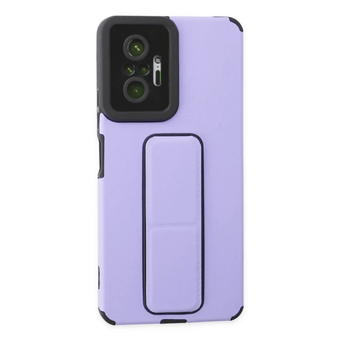 Newface Xiaomi Redmi Note 10 Pro Kılıf Mega Standlı Silikon