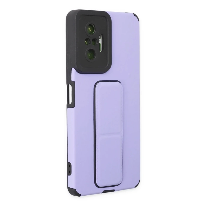 Newface Xiaomi Redmi Note 10 Pro Kılıf Mega Standlı Silikon