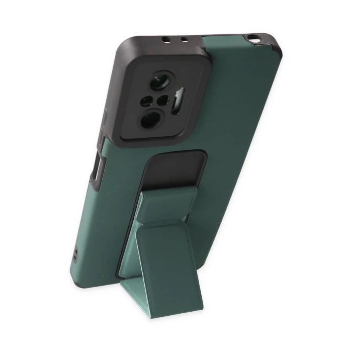 Newface Xiaomi Redmi Note 10 Pro Kılıf Mega Standlı Silikon