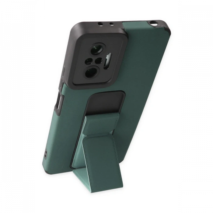 Newface Xiaomi Redmi Note 10 Pro Kılıf Mega Standlı Silikon
