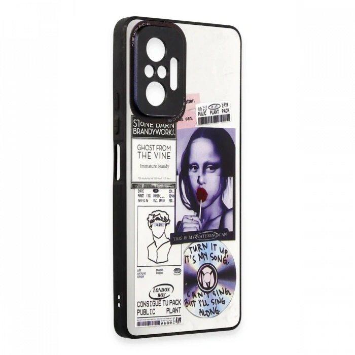 Newface Xiaomi Redmi Note 10 Pro Kılıf Mirror Desenli Kapak