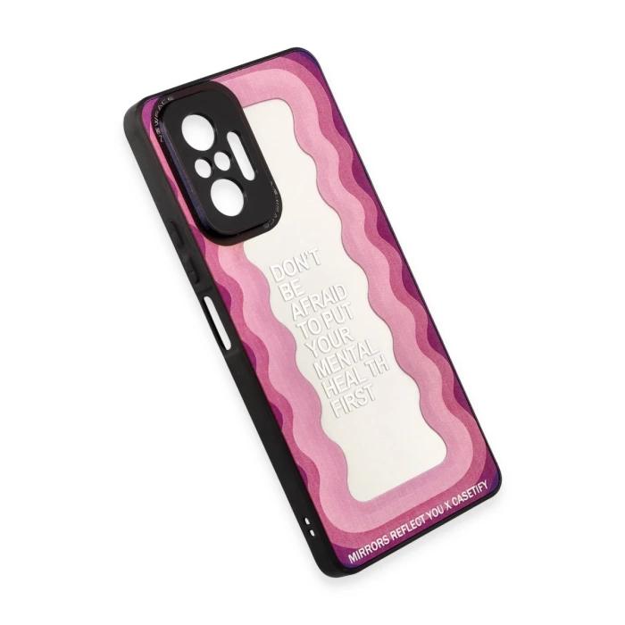 Newface Xiaomi Redmi Note 10 Pro Kılıf Mirror Desenli Kapak