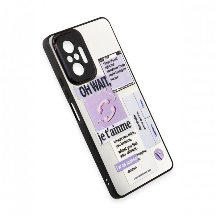 Newface Xiaomi Redmi Note 10 Pro Kılıf Mirror Desenli Kapak