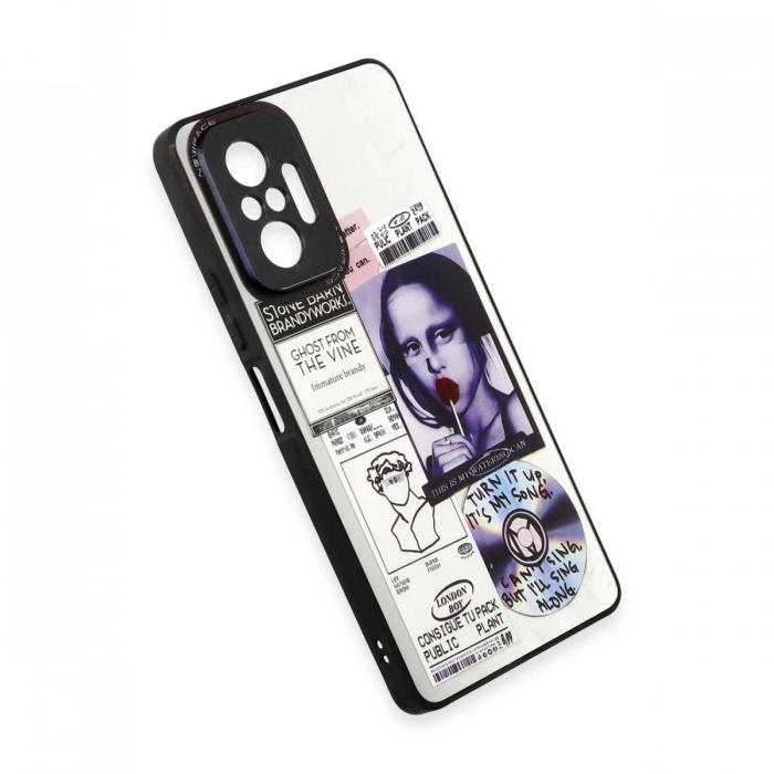 Newface Xiaomi Redmi Note 10 Pro Kılıf Mirror Desenli Kapak