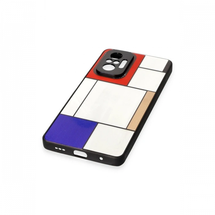 Newface Xiaomi Redmi Note 10 Pro Kılıf Mirror Desenli Kapak