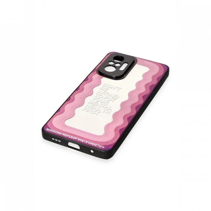 Newface Xiaomi Redmi Note 10 Pro Kılıf Mirror Desenli Kapak