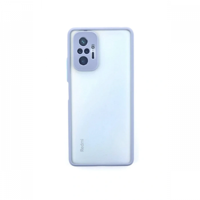 Newface Xiaomi Redmi Note 10 Pro Kılıf Montreal Silikon Kapak - Gri