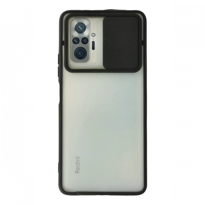 Newface Xiaomi Redmi Note 10 Pro Kılıf Palm Buzlu Kamera Sürgülü Silikon