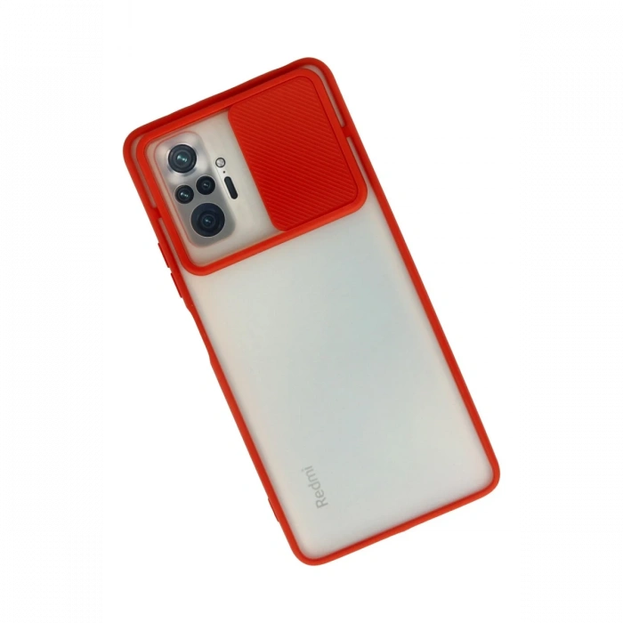 Newface Xiaomi Redmi Note 10 Pro Kılıf Palm Buzlu Kamera Sürgülü Silikon