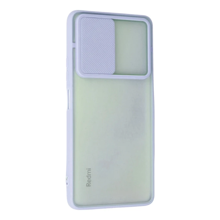 Newface Xiaomi Redmi Note 10 Pro Kılıf Palm Buzlu Kamera Sürgülü Silikon