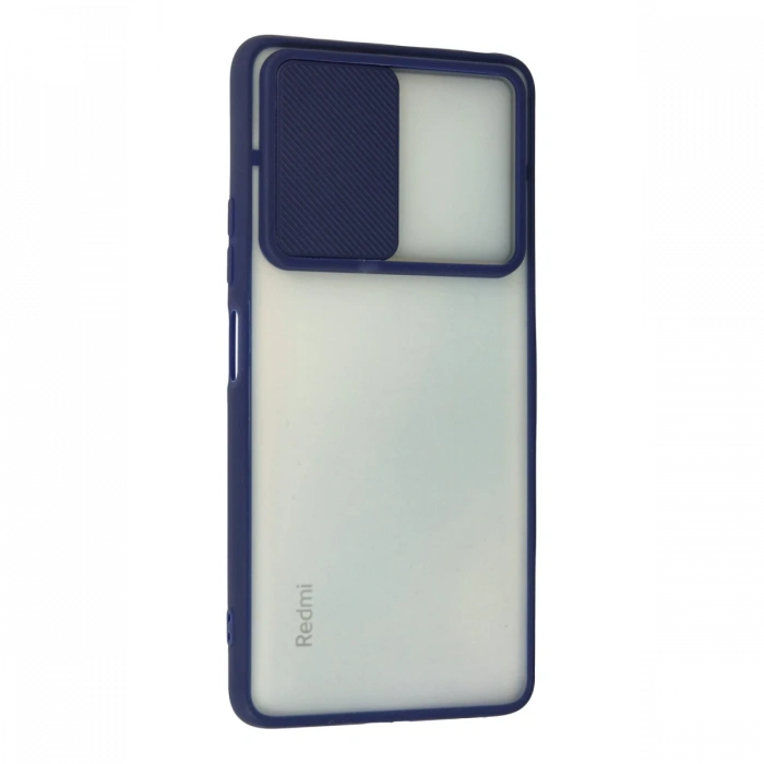 Newface Xiaomi Redmi Note 10 Pro Kılıf Palm Buzlu Kamera Sürgülü Silikon