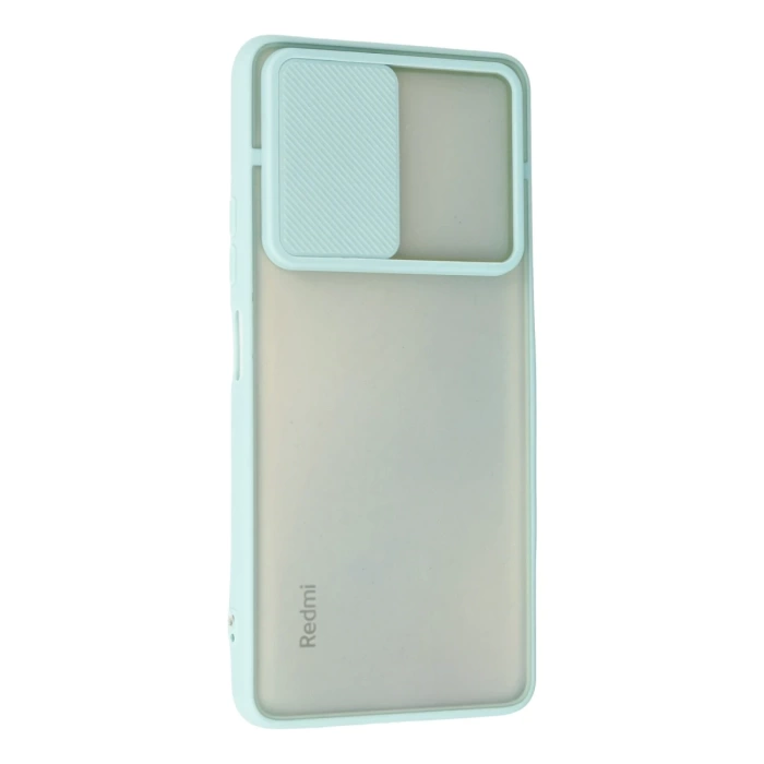 Newface Xiaomi Redmi Note 10 Pro Kılıf Palm Buzlu Kamera Sürgülü Silikon