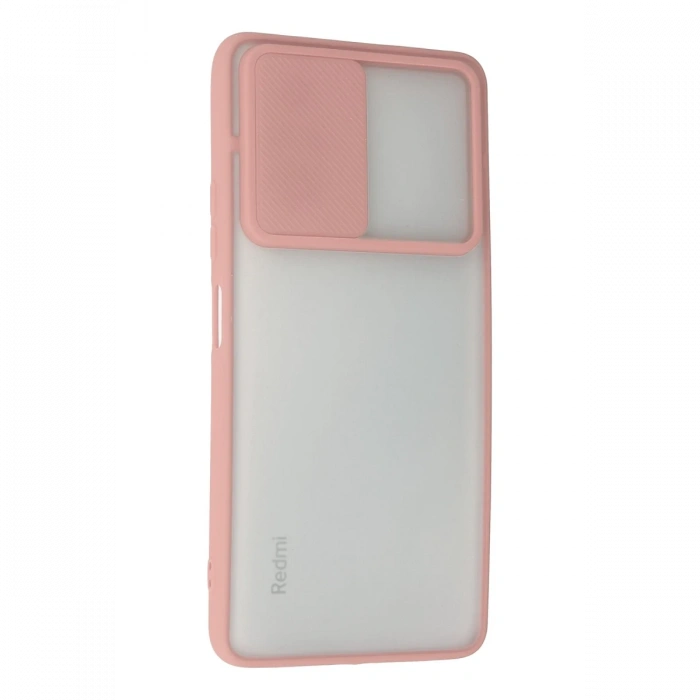 Newface Xiaomi Redmi Note 10 Pro Kılıf Palm Buzlu Kamera Sürgülü Silikon