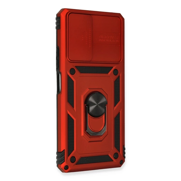 Newface Xiaomi Redmi Note 10 Pro Kılıf Pars Lens Yüzüklü Silikon