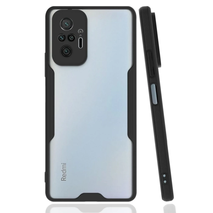 Newface Xiaomi Redmi Note 10 Pro Kılıf Platin Silikon