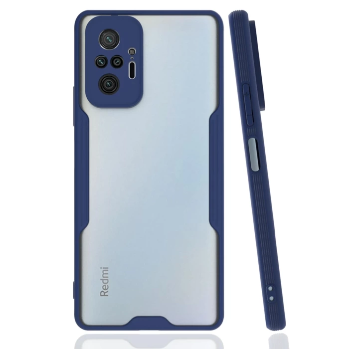 Newface Xiaomi Redmi Note 10 Pro Kılıf Platin Silikon