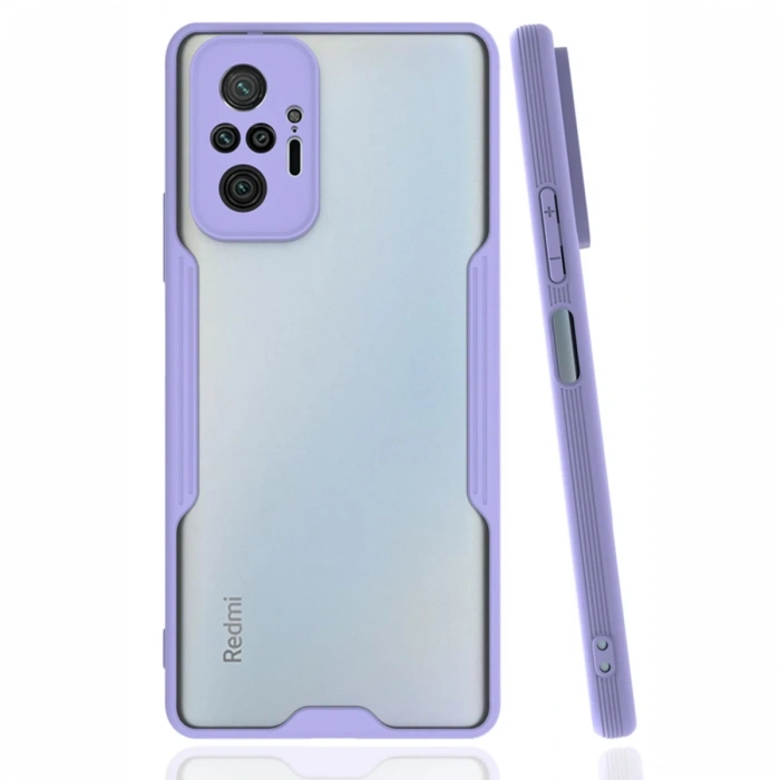 Newface Xiaomi Redmi Note 10 Pro Kılıf Platin Silikon