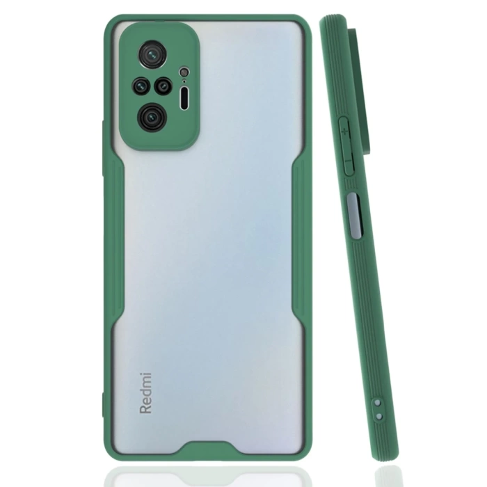 Newface Xiaomi Redmi Note 10 Pro Kılıf Platin Silikon
