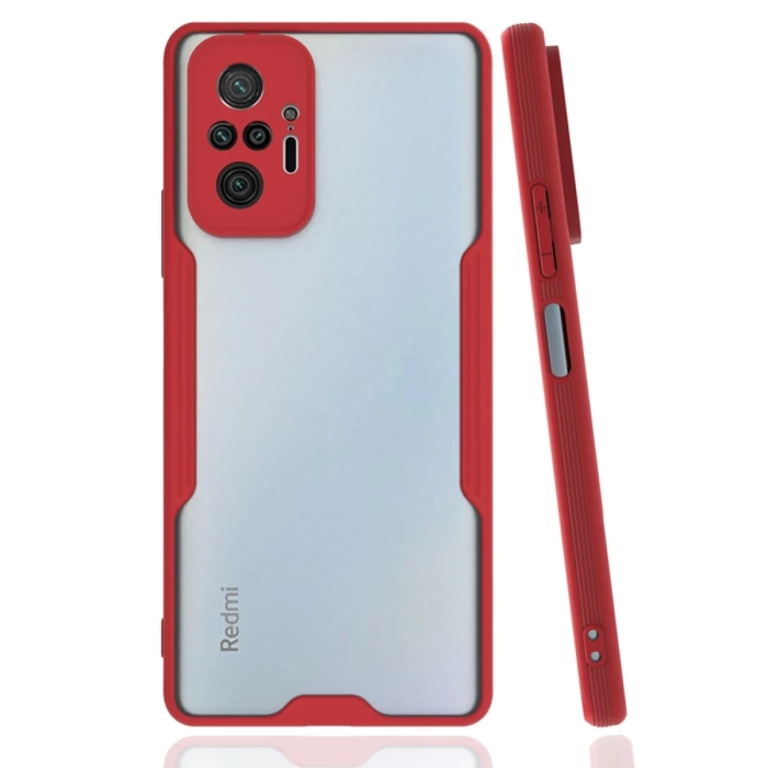 Newface Xiaomi Redmi Note 10 Pro Kılıf Platin Silikon