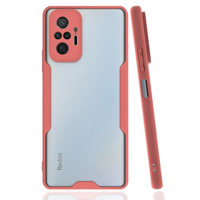 Newface Xiaomi Redmi Note 10 Pro Kılıf Platin Silikon