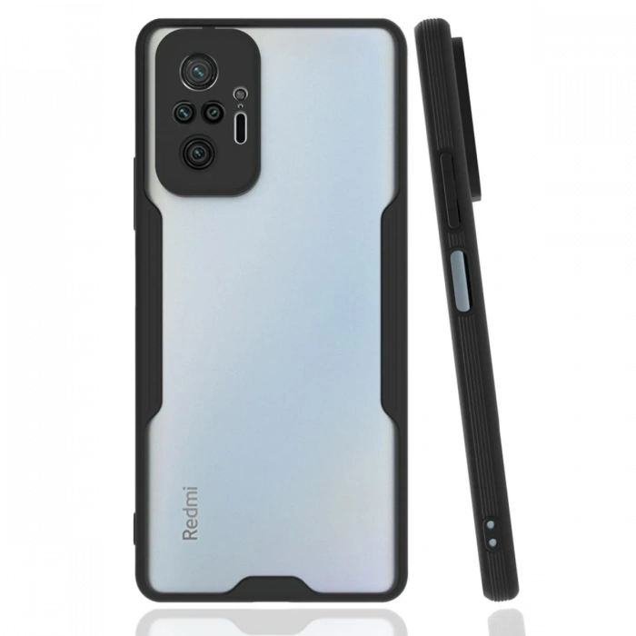 Newface Xiaomi Redmi Note 10 Pro Kılıf Platin Silikon