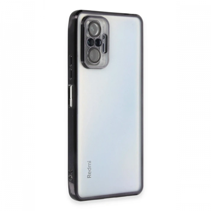Newface Xiaomi Redmi Note 10 Pro Kılıf Razer Lensli Silikon